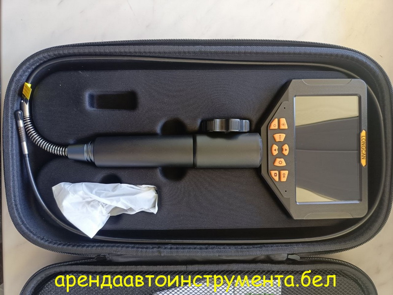 Эндоскоп автомобильный поворотный с экраном 360 градусов 5 мм